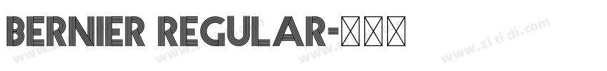 BERNIER Regular字体转换